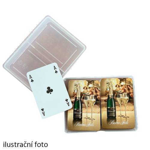 Bohemia Sekt karty Canasta 180 listů